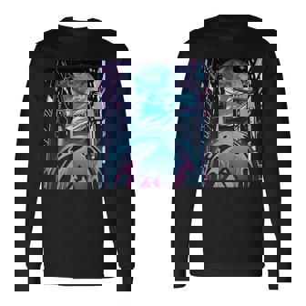 未来都市美学宇宙ハイテクホーム 長袖Tシャツ - Kawaiitshirt