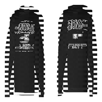 杉並区uginami【チームユニフォーム カレッジ風】東京 23区 Jimo-T ジモティ 面白い 長袖Tシャツ - Kawaiitshirt