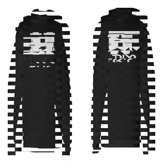 東京 Tokyo Big Bold Font In Japanese 長袖Tシャツ - Kawaiitshirt