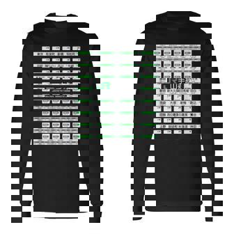 東京山手線全駅標識 長袖Tシャツ - Kawaiitshirt