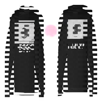 東京日本国旗シャツ 長袖Tシャツ - Kawaiitshirt