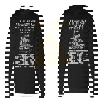 柔術ファイター Its How I Hug 長袖Tシャツ - Kawaiitshirt