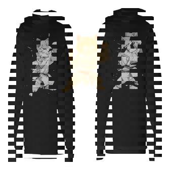 柔道猫 長袖Tシャツ - Kawaiitshirt