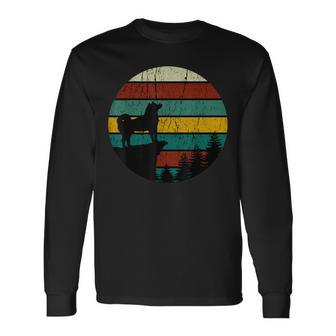 柴犬 グッズ 柴犬 犬ヴィンテージhiba Inu 柴犬 長袖Tシャツ - Kawaiitshirt