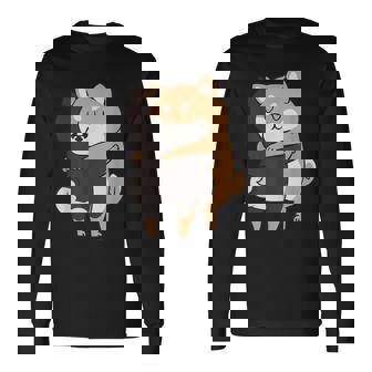 柴犬ハグ 長袖Tシャツ - Kawaiitshirt