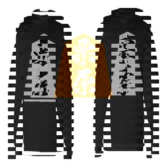 栗原 苗字 将棋 駒 おもしろ 棋士 グッズ 服 筆文字 面白いtシャツ 文字入り 面白い 文字 ネタ メンズ 長袖Tシャツ - Kawaiitshirt