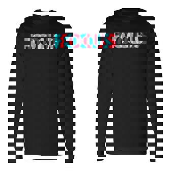 楽しいフォーカスデザイン 錯覚トリッピー 長袖Tシャツ - Kawaiitshirt