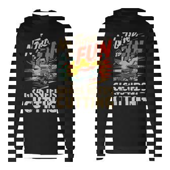 楽しい草刈りの必要がない 面白い芝刈り 長袖Tシャツ - Kawaiitshirt