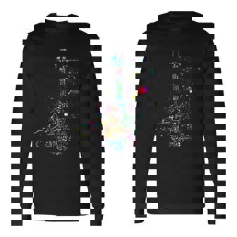 楽譜付きアコースティックギター、ギタリスト 長袖Tシャツ - Kawaiitshirt