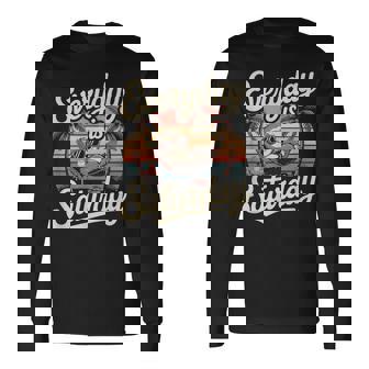 毎日土曜日 長袖Tシャツ - Kawaiitshirt