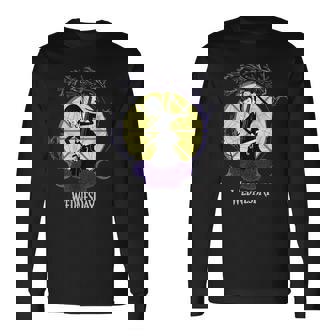 水曜シリーズ 水曜 ガラス窓付きチェロ演奏 長袖Tシャツ - Kawaiitshirt