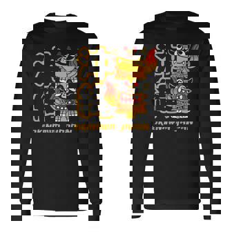 沖縄ジャパン シーサーガーディアンライオンズ 沖縄 日本語漢字 長袖Tシャツ - Kawaiitshirt