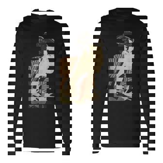 浮世絵 写楽 日本人俳優 大谷鬼治 レトロプリントシャツ 長袖Tシャツ - Kawaiitshirt