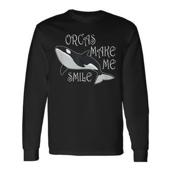 海の動物 シャチ クジラ 海の動物 長袖Tシャツ - Kawaiitshirt