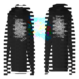 海シリーズ 鮮やかな海亀 長袖Tシャツ - Kawaiitshirt