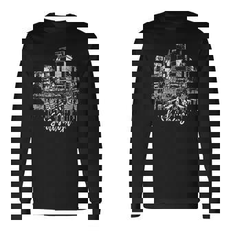 渋谷交差点 東京 日本 渋谷スクランブルクロッシング 東京 長袖Tシャツ - Kawaiitshirt