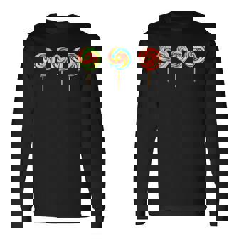 渦巻きロリポップ 長袖Tシャツ - Kawaiitshirt