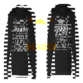 測量士 常に平常心 土地家屋調査士 土地家屋調査士 長袖Tシャツ - Kawaiitshirt