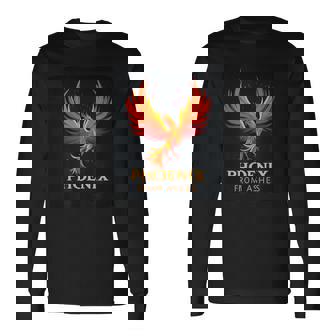 炎フェニックス コスチューム 火の鳥好きに 長袖Tシャツ - Kawaiitshirt