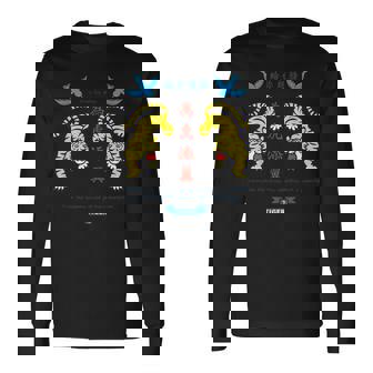 為虎添翼（いこてんよく）虎に翼 長袖Tシャツ - Kawaiitshirt