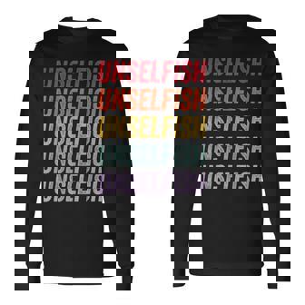 無利己的 長袖Tシャツ - Kawaiitshirt