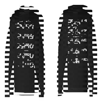 父 面白いtシャツ 視力検査 父の日 文字入り 夫婦 おもしろ 面白い 服 メンズ 文字tシャツ ネタ 長袖Tシャツ - Kawaiitshirt