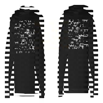 牛農場の動物柄 長袖Tシャツ - Kawaiitshirt
