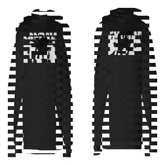 犬 パパ ポメラニアン ギフト ポメラニアン 長袖Tシャツ - Kawaiitshirt