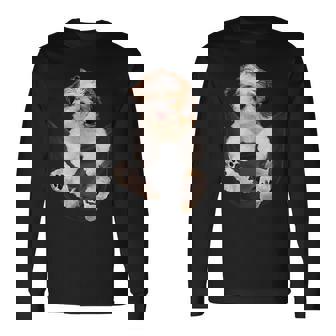 犬好き ギフト シーズー バッグ入り 長袖Tシャツ - Kawaiitshirt