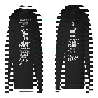 猫 ロシアンブルー 長袖Tシャツ - Kawaiitshirt