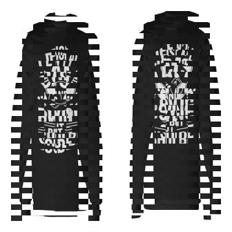 猫とボウリング 面白いボウラー ボウリング 長袖Tシャツ - Kawaiitshirt