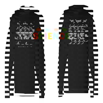 理科 先生 おもしろい 科学者 実験室 化学 先生 長袖Tシャツ - Kawaiitshirt