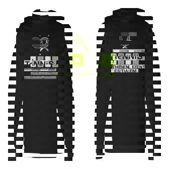 理科 先生 化学 教授 テニス 選手 スポーツ 長袖Tシャツ - Kawaiitshirt