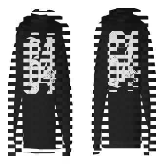 番号 64 長袖Tシャツ - Kawaiitshirt