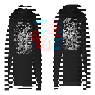 痛風が起こる 面白くて陽気な愚かな痛み むくみ 長袖Tシャツ - Kawaiitshirt