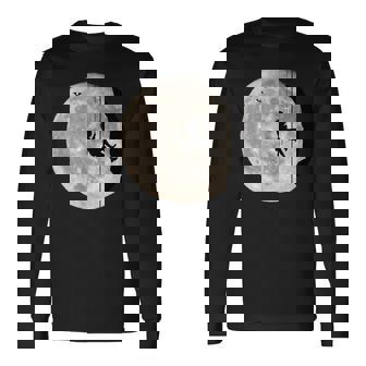 登山、フリークライミング、登山、ボルダリング、月 長袖Tシャツ - Kawaiitshirt