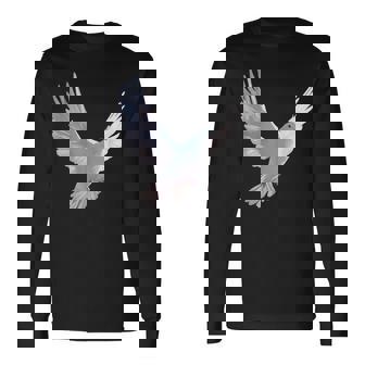 白いハト 白いキジバト 甘いハト 長袖Tシャツ - Kawaiitshirt