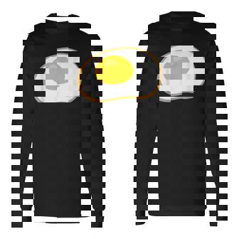 目玉焼き 漫画 カワイイ オタク ブランチ 料理 面白い 長袖Tシャツ - Kawaiitshirt