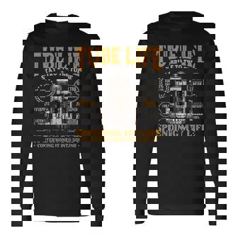 真空管 ギターアンプ チューブ アナログ Hi-Fi アンプ 長袖Tシャツ - Kawaiitshirt