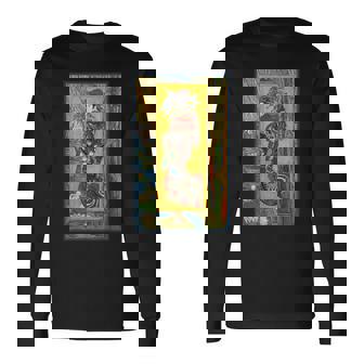 礼儀ヴァンゴッホ日本美術印象派絵画日本 長袖Tシャツ - Kawaiitshirt