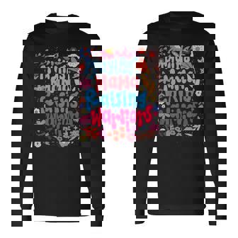 祈る母 育てる戦士 母の日 クリスチャンママ 長袖Tシャツ - Kawaiitshirt