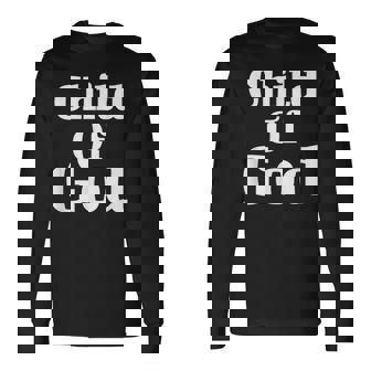 神の子 レトロ イエス 宗教 キリスト教 聖書 言葉 長袖Tシャツ - Kawaiitshirt