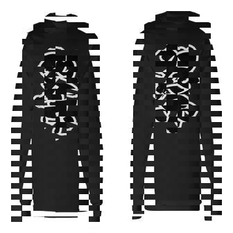 祭 まつり【前・フロント プリント】（筆文字）お祭り 衣装 体育祭 文化祭 イベント 面白い デザイン 長袖Tシャツ - Kawaiitshirt