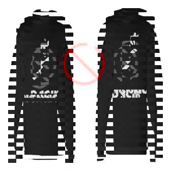 禁煙タバコ禁煙 長袖Tシャツ - Kawaiitshirt