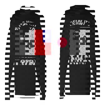 私たちは台湾と一緒に立ちます 日本 長袖Tシャツ - Kawaiitshirt