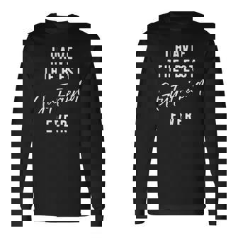 私には史上最高の男友達がいる 長袖Tシャツ - Kawaiitshirt