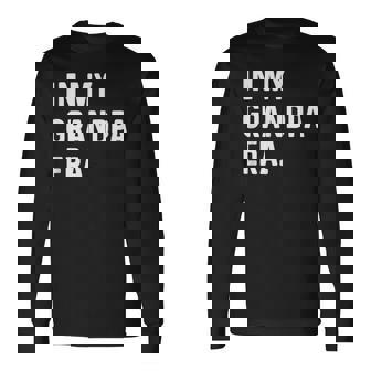 私のおじいちゃんの時代-新しいおじいちゃんパパ 長袖Tシャツ - Kawaiitshirt