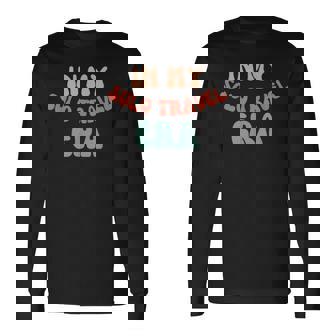 私の一人旅の時代一人旅おもしろい 長袖Tシャツ - Kawaiitshirt