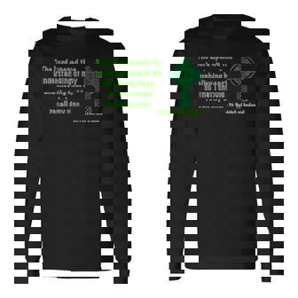 私の信じられない心の理解 聖パトリック 長袖Tシャツ - Kawaiitshirt