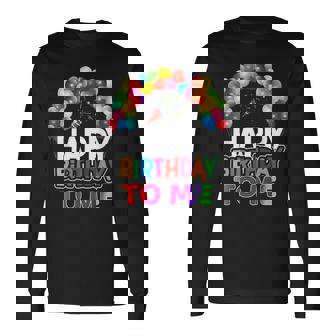 私の誕生日です私にお誕生日おめでとう 長袖Tシャツ - Kawaiitshirt